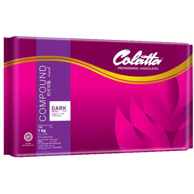 Dark Compound Chocolate Block - Colatta 1kg – Pastry Mart Singapore